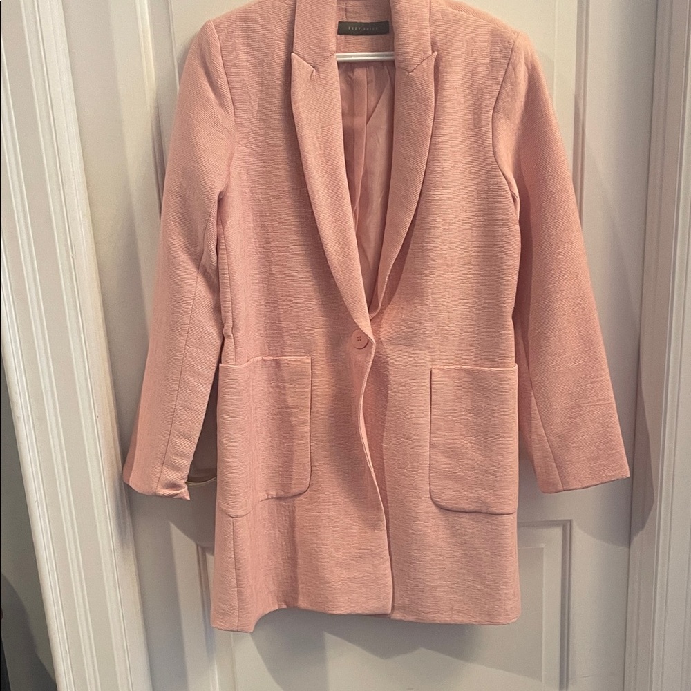 Suzy Shier Light Pink Blazer